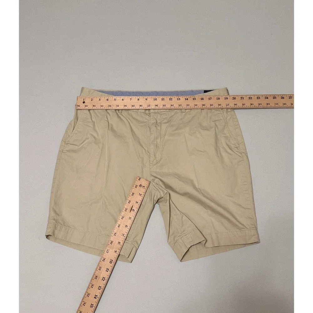 Polo Ralph Lauren Classic Fit Chino Shorts Mens 40 Tan Khaki Cotton 9